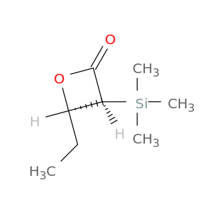 2-Oxetanone, 4-ethyl-3-(trimethylsilyl)-, cis-