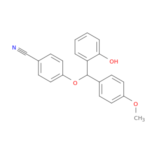 Benzonitrile, 4-[(2-hydroxyphenyl)(4-methoxyphenyl)methoxy]-
