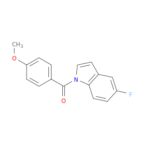 1H-Indole, 5-fluoro-1-(4-methoxybenzoyl)-