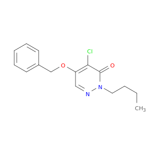 3(2H)-Pyridazinone, 2-butyl-4-chloro-5-(phenylmethoxy)-