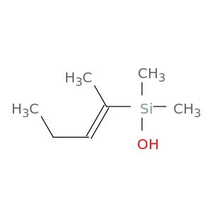 Silanol, 1,1-dimethyl-1-[(1E)-1-methyl-1-buten-1-yl]-