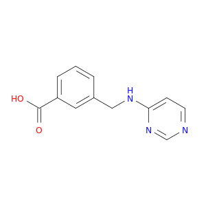 3-{[(pyrimidin-4-yl)amino]methyl}benzoic acid