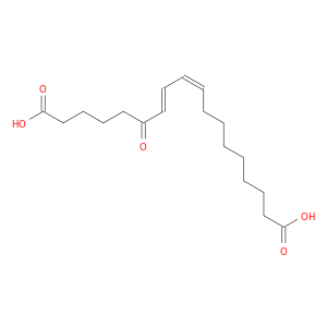 7,9-Octadecadienedioic acid, 6-oxo-, (E,Z)-