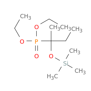 Phosphonic acid, [1-methyl-1-[(trimethylsilyl)oxy]propyl]-, diethyl ester