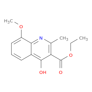 3-Quinolinecarboxylic acid, 4-hydroxy-8-methoxy-2-methyl-, ethyl ester
