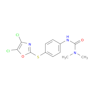 Urea, N'-[4-[(4,5-dichloro-2-oxazolyl)thio]phenyl]-N,N-dimethyl-