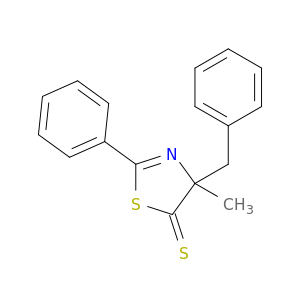 5(4H)-Thiazolethione, 4-methyl-2-phenyl-4-(phenylmethyl)-