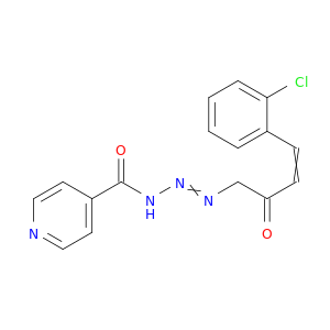 3-Buten-2-one, 4-(2-chlorophenyl)-1-[3-(4-pyridinylcarbonyl)-1-triazenyl]-