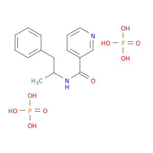 Nicotinamide, N-(alpha-methylphenethyl)-, phosphate (1:2)