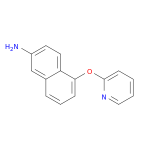2-Naphthalenamine, 5-(2-pyridinyloxy)-