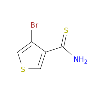 4-Bromothiophene-3-carbothioic acid amide