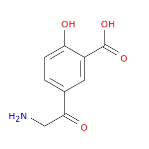 Benzoic acid, 5-(aminoacetyl)-2-hydroxy-