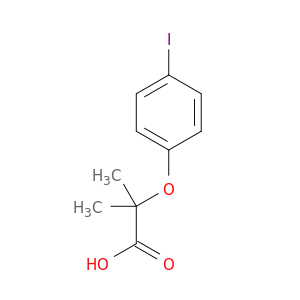 Propanoic acid, 2-(4-iodophenoxy)-2-methyl-
