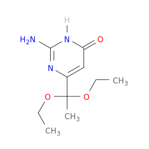 4(3H)-Pyrimidinone, 2-amino-6-(1,1-diethoxyethyl)-