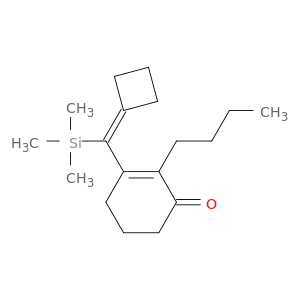 2-Cyclohexen-1-one, 2-butyl-3-[cyclobutylidene(trimethylsilyl)methyl]-