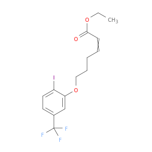 2-Hexenoic acid, 6-[2-iodo-5-(trifluoromethyl)phenoxy]-, ethyl ester