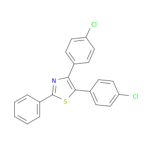Thiazole, 4,5-bis(4-chlorophenyl)-2-phenyl-