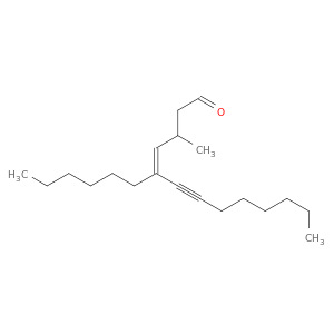 4-Tridecen-6-ynal, 5-hexyl-3-methyl-, (4Z)-