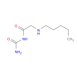 Acetamide, N-(aminocarbonyl)-2-(pentylamino)-