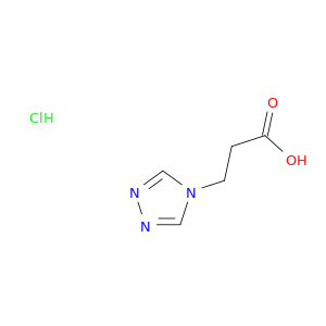 3-(4H-1,2,4-triazol-4-yl)propanoic acid hydrochloride