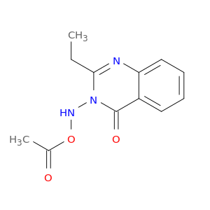 4(3H)-Quinazolinone, 3-[(acetyloxy)amino]-2-ethyl-