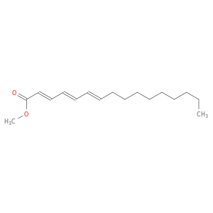 2,4,6-Hexadecatrienoic acid, methyl ester, (E,E,E)-