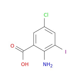 2-氨基-5-氯-3-碘苯甲酸