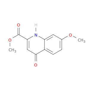 2-Quinolinecarboxylicacid, 1,4-dihydro-7-methoxy-4-oxo-, methyl ester