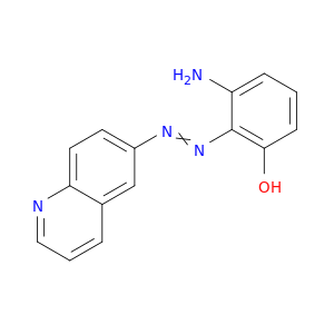 Phenol, 3-amino-2-(6-quinolinylazo)-