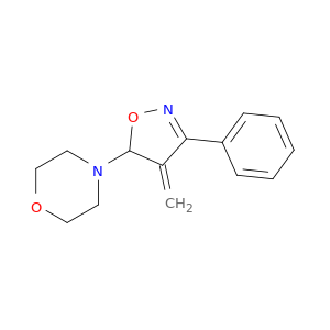 Morpholine, 4-(4,5-dihydro-4-methylene-3-phenyl-5-isoxazolyl)-