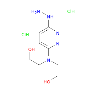 3(2H)-Pyridazinone,6-[bis(2-hydroxyethyl)amino]-, hydrazone, dihydrochloride (9CI)