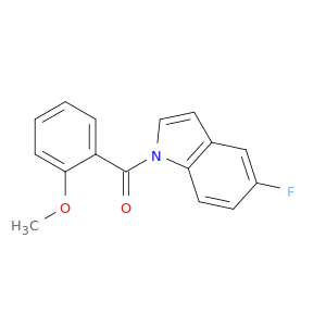 1H-Indole, 5-fluoro-1-(2-methoxybenzoyl)-