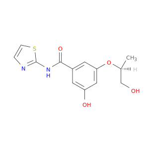 Benzamide, 3-hydroxy-5-[(1S)-2-hydroxy-1-methylethoxy]-N-2-thiazolyl-
