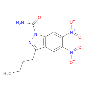1H-Indazole-1-carboxamide,N-butyl-5,6-dinitro-
