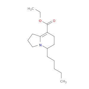 8-Indolizinecarboxylic acid, 1,2,3,5,6,7-hexahydro-5-pentyl-, ethyl ester