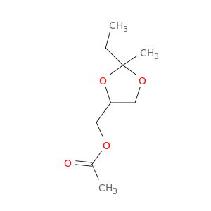 1,3-Dioxolane-4-methanol,2-ethyl-2-methyl-, acetate (9CI)