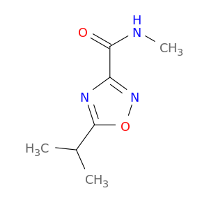 1,2,4-Oxadiazole-3-carboxamide, N-methyl-5-(1-methylethyl)-