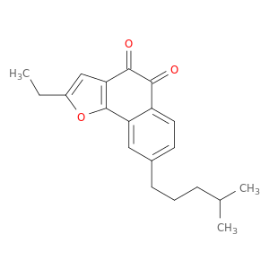 Naphtho[1,2-b]furan-4,5-dione, 2-ethyl-8-(4-methylpentyl)-