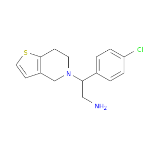 2-(4-氯苯基)-2-{4H,5H,6H,7H-噻吩并[3,2-C]吡啶-5-基}乙烷-1-胺