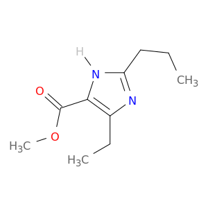 1H-Imidazole-4-carboxylic acid, 5-ethyl-2-propyl-, methyl ester