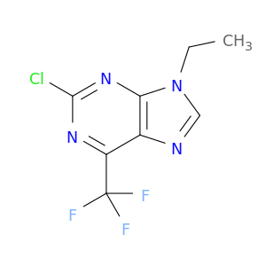 9H-Purine,2-chloro-9-ethyl-6-(trifluoromethyl)-