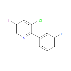 3-氯-2-(3-氟苯基)-5-碘吡啶