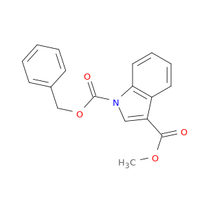 1H-Indole-1,3-dicarboxylic acid, 3-methyl 1-(phenylmethyl) ester