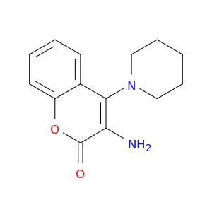3-氨基-4-(1-哌啶基)-2H-1-苯并吡喃-2-一