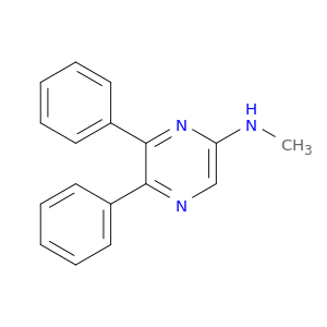 Pyrazinamine, N-methyl-5,6-diphenyl-