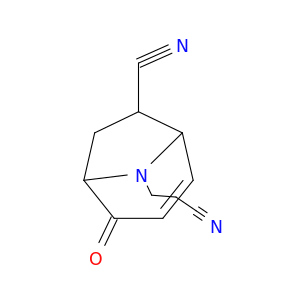 8-Azabicyclo[3.2.1]oct-2-ene-8-propanenitrile, 7-cyano-4-oxo-