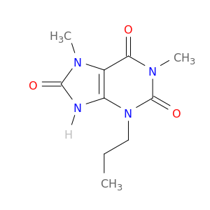 1H-Purine-2,6,8(3H)-trione, 7,9-dihydro-1,7-dimethyl-3-propyl-