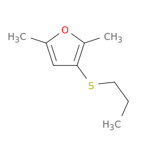 Furan, 2,5-dimethyl-3-(propylthio)-