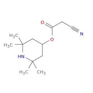 Acetic acid, cyano-, 2,2,6,6-tetramethyl-4-piperidinyl ester