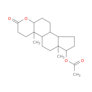 4a,6a-dimethyl-2-oxohexadecahydroindeno[5,4-f]chromen-7-yl acetate
